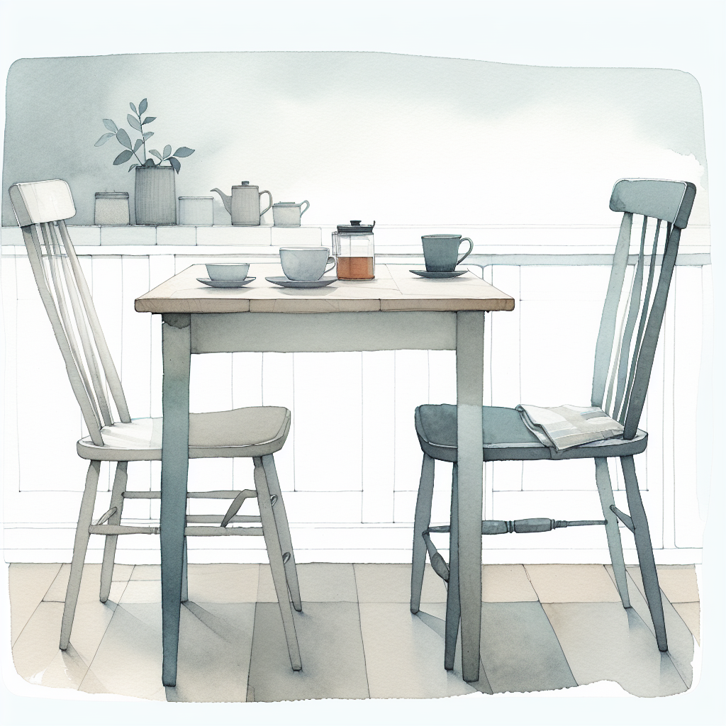 Watercolour illustration in cool off-white, slate mist, eucalyptus sage, and dusty rust tones for the Questions to ask after a fight, when you both want to repair pack.