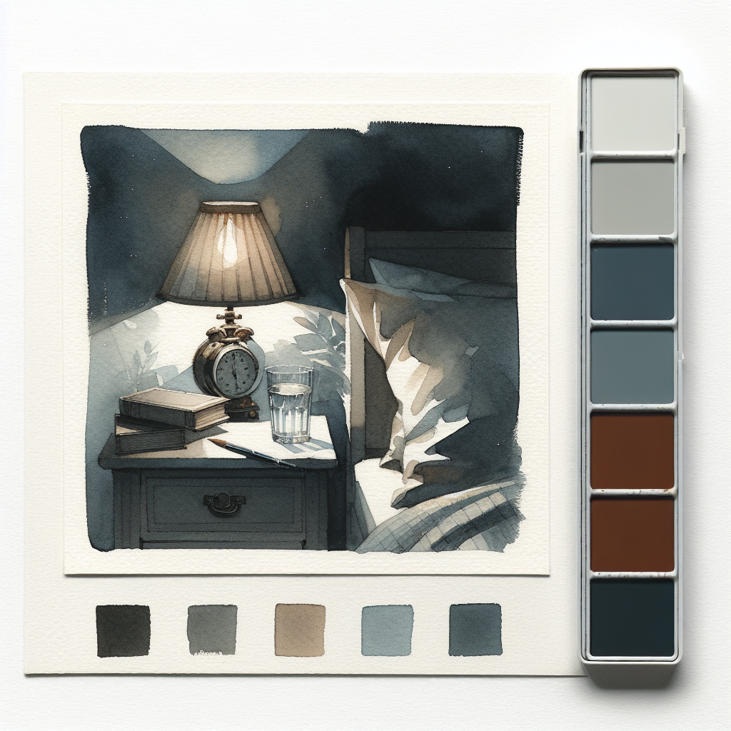 Watercolour illustration in cool off-white, slate mist, eucalyptus sage, and dusty rust tones for the Deep questions to ask your boyfriend, without sounding like an interview pack.